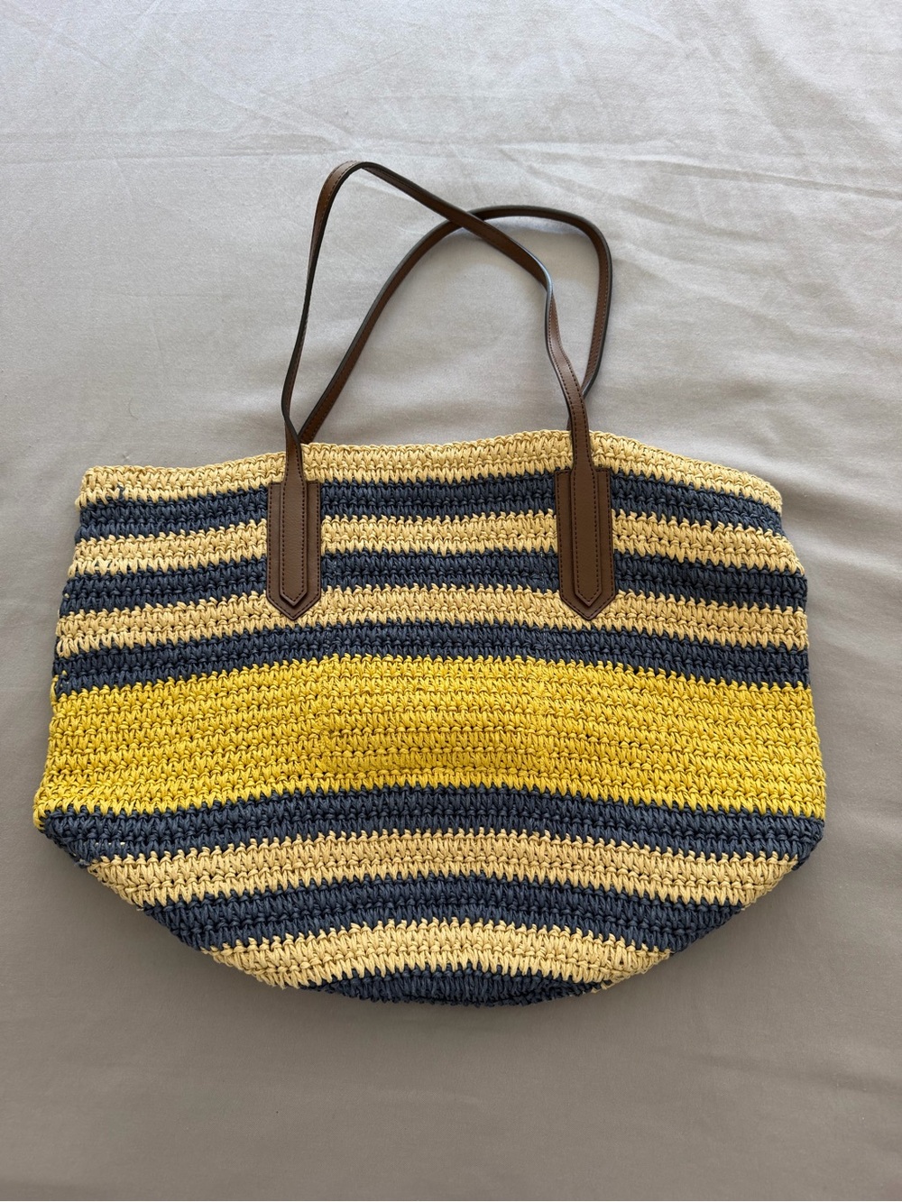 J Crew Crochet Beach Tote Bag